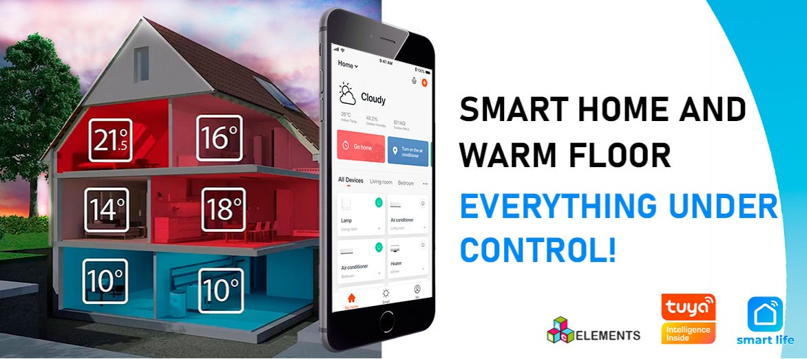 ABC-ELEMENTS | SMART HOME and WARM FLOOR CONTROL!