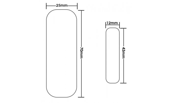 Датчик (детектор) открытия/закрытия ZigBee