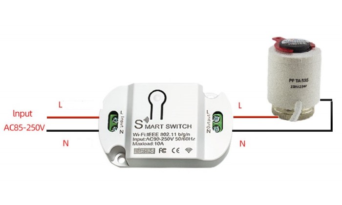 Мини-реле (переключатель) WiFi или ZigBee