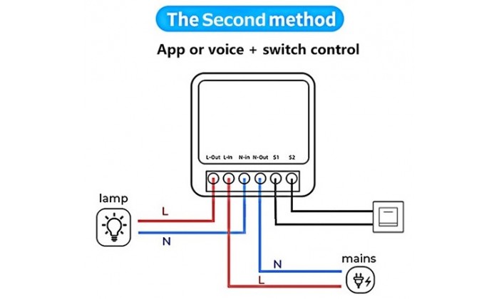 Мини-реле (переключатель) WiFi или ZigBee