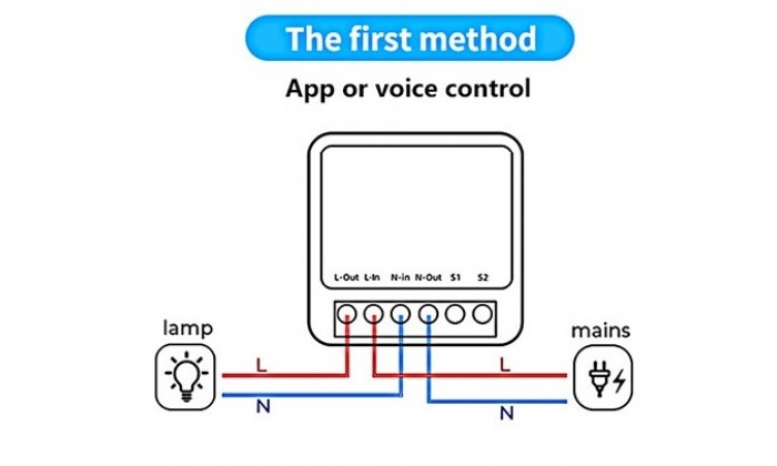 Мини-реле (переключатель) WiFi или ZigBee